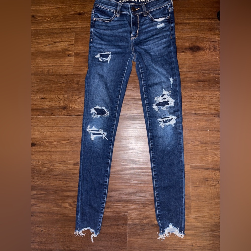 American Eagle Patch Jean ✨